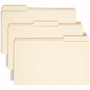 Smead 1/3 Tab Cut Legal Recycled Expanding File - 8 1/2" x 14" - 1 1/2" Expansion - Top Tab Location - Assorted Tab Position - 14 pt.