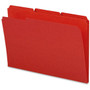 Smead Colored File Folders, 1/3-Cut Tabs: Assorted, Legal Size, 0.75" Expansion, Red, 100/Box