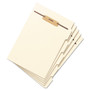 Smead Stackable Folder Dividers with Fasteners, Convertible End/Top Tab, 1 Fastener, Letter Size, Manila, 4 Dividers/Set, 50 Sets (SMD35605) View Product Image