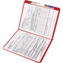 Smead Reinforced Top Tab Colored File Folders, Straight Tabs, Letter Size, 0.75" Expansion, Red, 100/Box