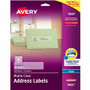 Avery Easy Peel Inkjet Printer Mailing Labels - 1" Width x 4" Length - Permanent Adhesive - Rectangle - Inkjet - Matte Clear