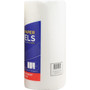 Genuine Joe Kitchen Roll Flexible Size Towels - 2 Ply - 1 5/8" Core - White