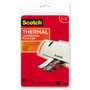 Scotch Laminating Pouches, 5 mil, 4.33" x 6.33", Gloss Clear, 20/Pack (MMMTP590020) View Product Image