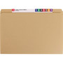 Smead Heavyweight Kraft File Folder, Straight Tabs, Legal Size, 0.75" Expansion, 11-pt Kraft, Brown, 100/Box (SMD15710) View Product Image