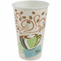 Dixie PerfecTouch 16 oz Insulated Paper Hot Coffee Cups by GP Pro - 16 fl oz - Multi - Paper - Hot Drink, Coffee