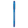 Paper Mate FlexGrip Ultra Recycled Ballpoint Pen, Stick, Fine 0.8 mm, Blue Ink, Blue Barrel, Dozen