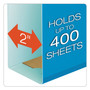 Pendaflex Extra-Capacity SureHook Hanging Folders, 2" Capacity, Letter Size, 1/5-Cut Tabs, Assorted Colors, 20/Box