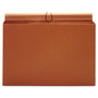 Pendaflex Expanding Wallet, 3.5" Expansion, 1 Section, Elastic Cord Closure, Tabloid Size, Brown