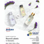 Avery Sure Feed Glossy Clear Round Labels - 3/4" Diameter - Permanent Adhesive - Round - Inkjet, Laser - Crystal Clear