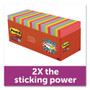 Post-it Notes Super Sticky Pads in Playful Primary Collection Colors, Cabinet Pack, 3" x 3", 70 Sheets/Pad, 24 Pads/Pack