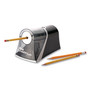 Westcott iPoint Evolution Axis Pencil Sharpener, AC-Powered, 4.25 x 7 x 4.75, Black/Silver (ACM15510) View Product Image