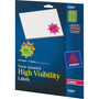 Avery High-Visibility ID Labels, Laser Printers, 2.25" dia, Assorted, 12/Sheet, 15 Sheets/Pack (AVE5995) View Product Image