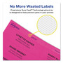 Avery High-Visibility ID Labels, Laser Printers, 2.25" dia, Assorted, 12/Sheet, 15 Sheets/Pack (AVE5995) View Product Image