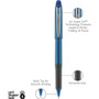 uniball Grip Roller Ball Pen, Stick, Micro 0.5 mm, Blue Ink, Blue Barrel, Dozen (UBC60705) View Product Image