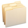Smead Manila File Folders, 1/3-Cut Tabs: Right Position, Letter Size, 0.75" Expansion, Manila, 100/Box