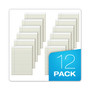 TOPS Prism + Colored Writing Pads, Wide/Legal Rule, 50 Pastel Ivory 8.5 x 11.75 Sheets, 12/Pack