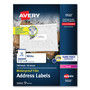 Avery Waterproof Address Labels with TrueBlock and Sure Feed, Laser Printers, 1.33 x 4, White, 14/Sheet, 50 Sheets/Pack (AVE5522) View Product Image