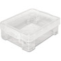 Super Stacker Crayon Box - External Dimensions: 4.8" Width x 3.5" Depth x 1.6" Height - 24 x Crayon - Stackable - Plastic - Clear