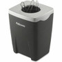 Fellowes Office Suites Paper Clip Cup - 3.3" Height x 2.4" Width x 2.2" Depth - Black, Silver