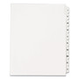 Avery Preprinted Legal Exhibit Side Tab Index Dividers, Allstate Style, 10-Tab, I to X, 11 x 8.5, White, 1 Set (AVE82319) View Product Image