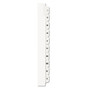 Avery Preprinted Legal Exhibit Side Tab Index Dividers, Allstate Style, 10-Tab, I to X, 11 x 8.5, White, 1 Set (AVE82319) View Product Image