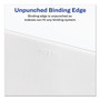 Avery Preprinted Legal Exhibit Side Tab Index Dividers, Allstate Style, 10-Tab, I to X, 11 x 8.5, White, 1 Set (AVE82319) View Product Image