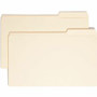 Smead 1/3 Tab Cut Legal Recycled Top Tab File Folder - 8 1/2" x 14" - 3/4" Expansion - Top Tab Location - Third Tab Position - 11 pt. - (SMD15337)