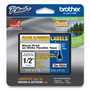 Brother P-Touch Flexible ID Tape, 0.47" x 26.2 ft, Black on White (BRTTZEFX231) View Product Image