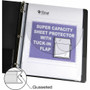 C-Line Super Capacity Sheet Protector with Tuck-in Flap - 200 x Sheet Capacity - For Letter 8 1/2" x 11" Sheet - Clear - Vinyl