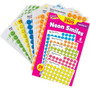 TREND SuperSpots and SuperShapes Sticker Variety Packs, Neon Smiles, Assorted Colors, 2,500/Pack
