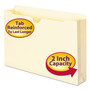 Smead Manila File Jackets, 2-Ply Straight Tab, Legal Size, Manila, 50/Box SMD76560