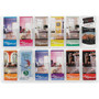Safco Reveal Clear Literature Displays, 12 Compartments, 30w x 2d x 20.25h, Clear