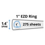 Avery Heavy-Duty View Binder with DuraHinge, One Touch EZD Rings and Extra-Wide Cover, 3 Ring, 3" Capacity, 11 x 8.5, White, (1321) View Product Image