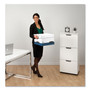 Bankers Box PRESTO Ergonomic Design Storage Boxes, Letter/Legal Files, 12.88" x 16.5" x 10.38", White/Blue, 12/Carton