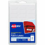 Avery No-Iron Clothing Labels - Assorted Shapes & Sizes - Waterproof - Permanent Adhesive - Assorted - Matte - White - AVE40700