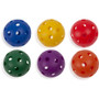 Champion Sports Scoop Ball Set, Plastic, Assorted Colors, 2 Scoops,1 Ball/Set, 6/Set
