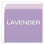 Pendaflex Colored File Folders, Straight Tabs, Letter Size, Lavender/Light Lavender, 100/Box