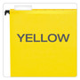 Pendaflex SureHook Hanging Folders, Legal Size, 1/5-Cut Tabs, Yellow, 20/Box (PFX615315YEL) View Product Image