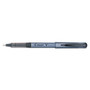 Pilot V Razor Point Liquid Ink Porous Point Pen, Stick, Extra-Fine 0.5 mm, Black Ink, Gray/Smoke Barrel, Dozen
