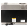 BUNN Pour-O-Matic Three-Burner Pour-Over Coffee Brewer, 12-Cup, Stainless Steel, Black