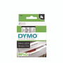 DYMO D1 Standard Labels, 0.75" x 23 ft, Black Print on Clear Tape