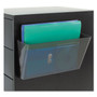 deflecto Magnetic DocuPocket Wall File, Letter Size, 13" x 4" x 7", Smoke (DEF73102) View Product Image