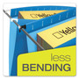 Pendaflex SureHook Hanging Folders, Letter Size, 1/5-Cut Tabs, Blue, 20/Box (PFX615215BLU) View Product Image