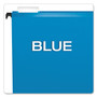 Pendaflex SureHook Hanging Folders, Letter Size, 1/5-Cut Tabs, Blue, 20/Box (PFX615215BLU) View Product Image