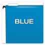 Pendaflex SureHook Hanging Folders, Letter Size, 1/5-Cut Tabs, Blue, 20/Box