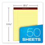 TOPS Docket Gold Ruled Perforated Pads, Wide/Legal Rule, 50 Canary-Yellow 8.5 x 11.75 Sheets, 12/Pack (TOP63950) View Product Image