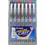 Pilot Precise Grip Extra-Fine Capped Rolling Ball Pens - 0.5 mm Extra Fine Needle Pen Point - Black, Red, Blue, Green, Purple, Pink, Turquoise Ink