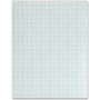 TOPS Quad Ruling Cross Section Pad - Letter - 50 Sheets - Glue - Both Side Ruling Surface - 20 lb Basis Weight