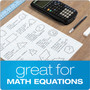 TOPS Cross Section Pads, Cross-Section Quadrille Rule (8 sq/in, 1 sq/in), 50 White 8.5 x 11 Sheets