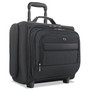 Solo Classic Rolling Overnighter Case, Fits Devices Up to 15.6", Ballistic Polyester, 16.14 x 6.69 x 13.78, Black